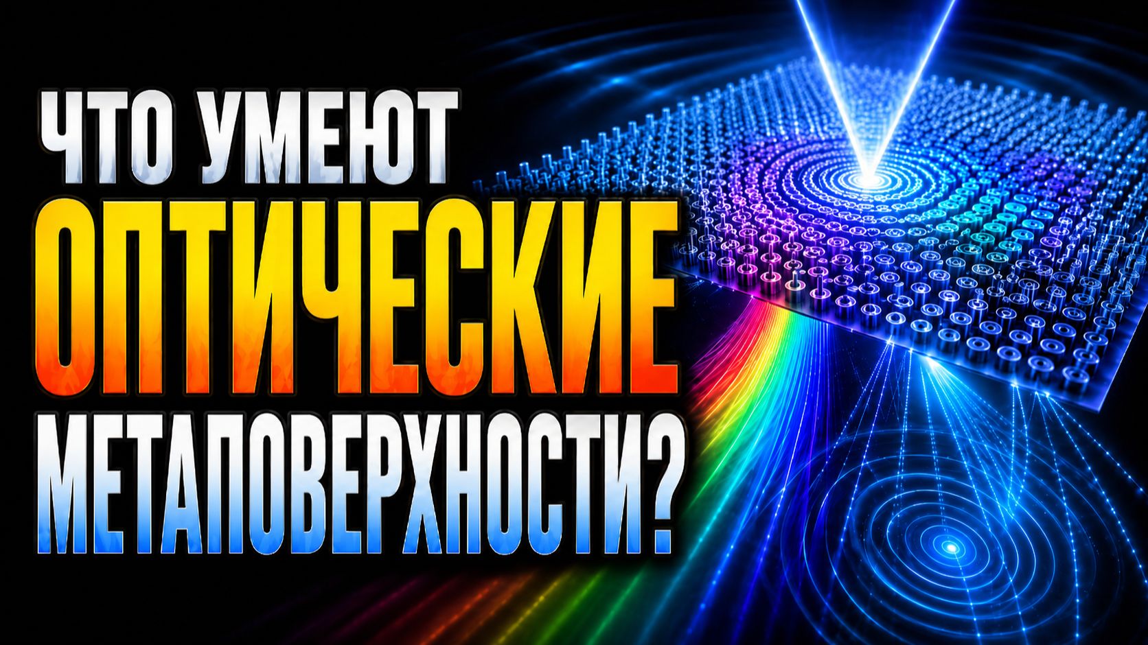 Магия метаповерхностей: плоские линзы и объёмные голограммы