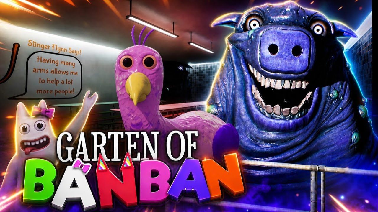 Прохождение Garten Of Banban. Новая концовка.
