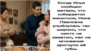 Истории из жизни|Когда Илья сообщил матери, что собирается жениться, Нина Павловна улыбнулась