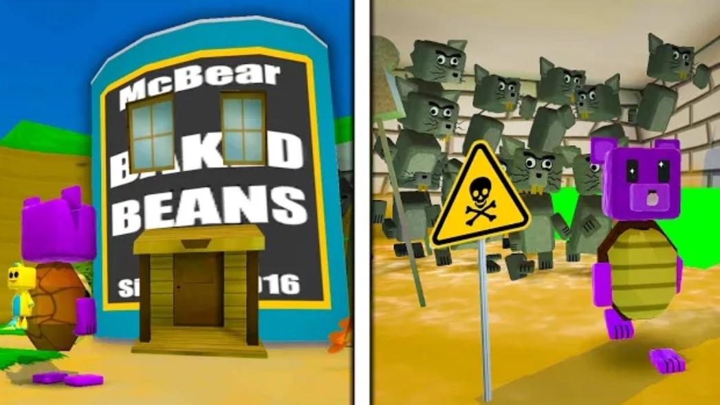 New Beans Can House - Прохождение игры Super Bear Adventure смотреть онлайн