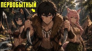 Я попал в первобытный мир с СИСТЕМОЙ… И все девушки племени хотят быть со мной!   Пересказ манхвы