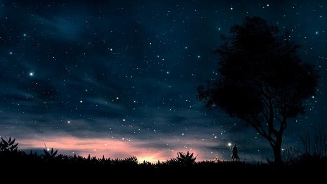 Nightfall D&D TTRPG Calm Fantasy Music Night And Campfire Ambient Sounds  1 Hour By Francis Bonin