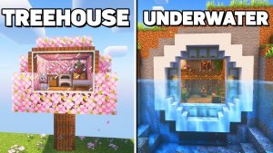 Три простых дома для новичков в Minecraft!