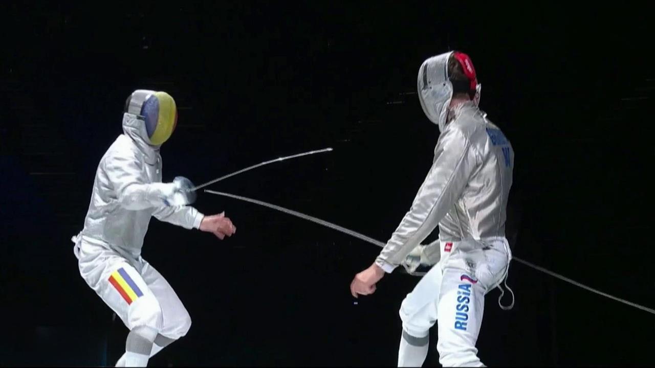 Российский саблист Павел Граудынь выиграл золото чемпионата мира по фехтованию. смотреть онлайн