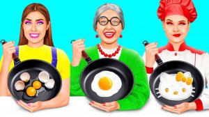 Кулинарный Челлендж# Я против Бабушки # Умные Гаджеты или Лайфхаки