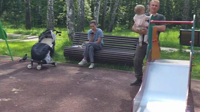 Детская площадка в парке Тищенко г. Челябинск #детская площадка #гдепогулять #парк