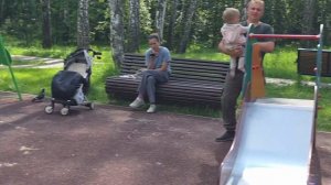 Детская площадка в парке Тищенко г. Челябинск #детская площадка #гдепогулять #парк