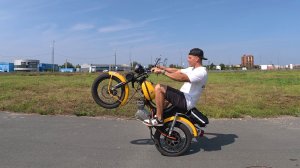 Рига, Kugoo R2 на мото джимхане