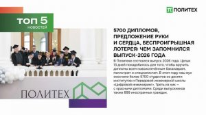 Дайджест новостей Политеха | Июль №3