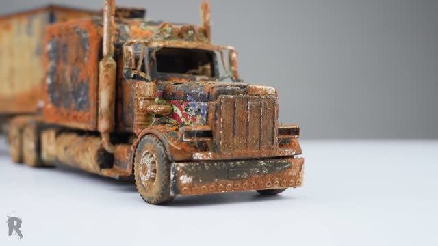 Спасение ржавого контейнеровоза Peterbilt