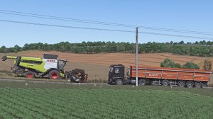 FS25 Карта Подильський край #05. Уборка рапса Claas Lexion 8700/8800, FENDT 936, МАЗ-5549, MB Truck