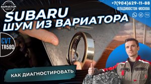 Как определить неисправность вариатора Subaru: полная диагностика шума