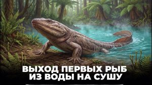 Как жизнь вышла из воды на сушу? Зачем рыбы вылезли из воды | Девонский Период | Тиктаалик