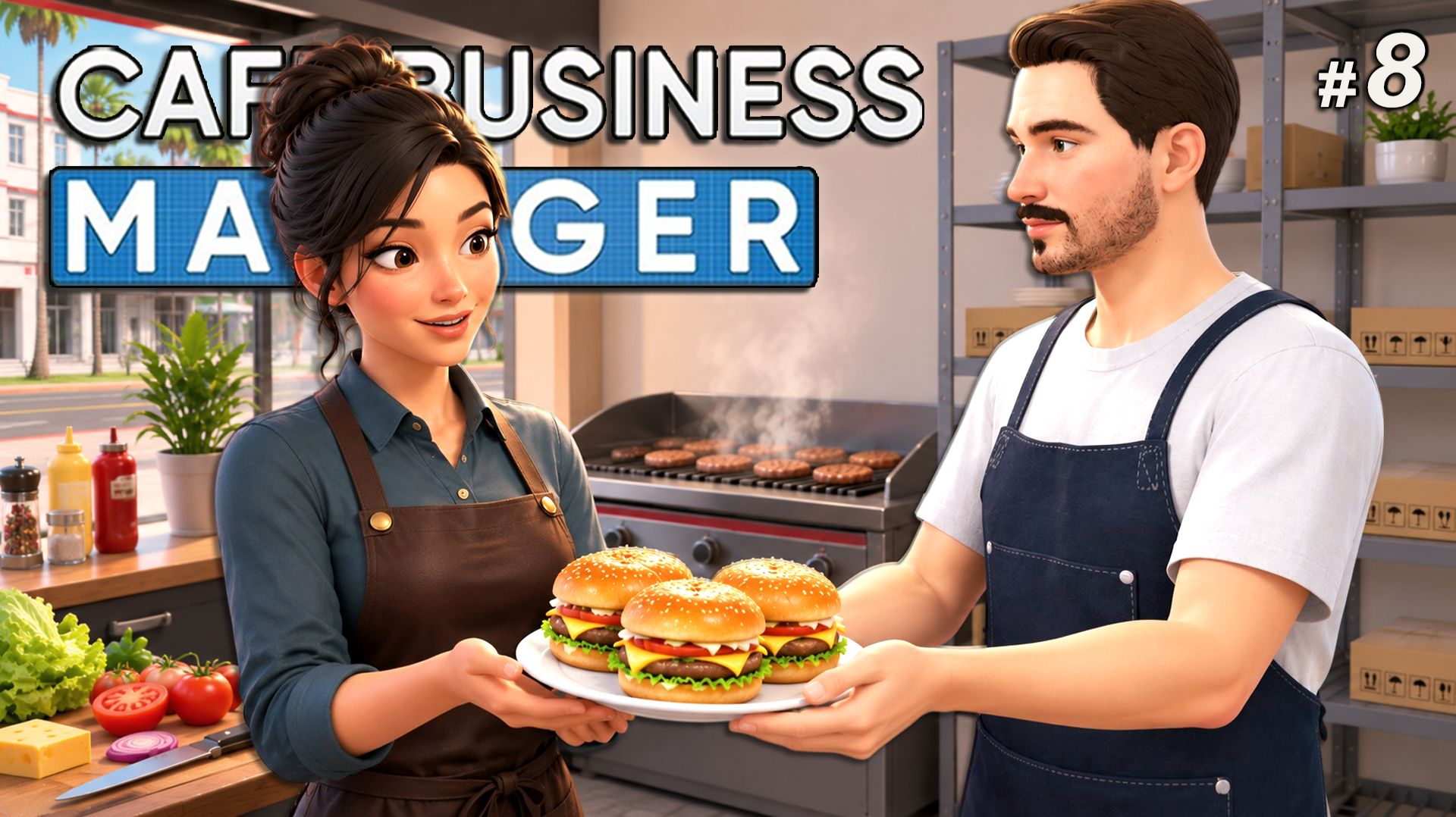 ЗАМЕНА ПОВАРА👨🍳 - Cafe Business Manager #8 смотреть онлайн