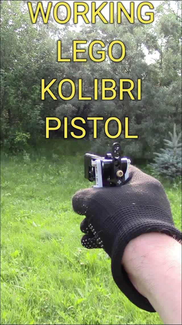 #WORKING #LEGO #KOLIBRI #SEMI #AUTO #PISTOL #shorts