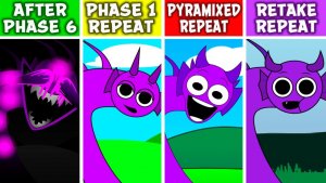 INCREDIBOX SPRUNKI: ФАЗА 1, PYRAMIX И RETAKE 🔁 ПОВТОРЯЮТ ПОСЛЕ ФАЗЫ 6! ♾️🌀