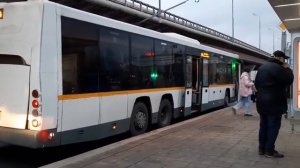 Автобус Голаз-622810-11 следует по маршруту 316(Микрорайон Детская- Москва(м.ВДНХ))