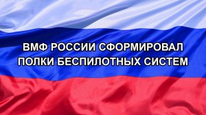 ВМФ России сформировал полки беспилотных систем