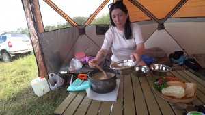 В ШАТРЕ ВКУСНО, ЮРЬЕВНА ПОЕХАЛА НА РЫБАЛКУ! СЕМЕЙНЫЙ ПОХОД НА МАШИНЕ \ РЫБАЛКА, ОТДЫХ, ВСЁ ДЛЯ ДУШИ!