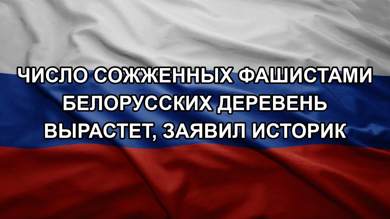 Число сожженных фашистами белорусских деревень вырастет, заявил историк смотреть онлайн
