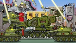 Спасите Китобой из под огня противника — Мультики про танки