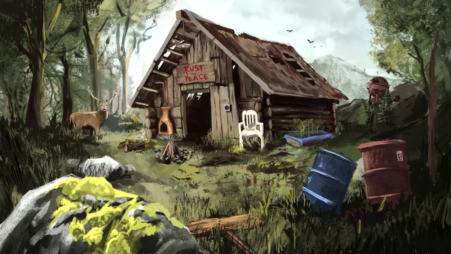 Rust РАСТ - СЕРИЯ 13 ПРОХОЖДЕНИЕ гайд крафт фарм ресурсов игра для души МАЙ