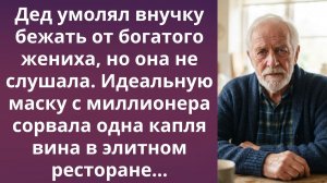 Дед сразу раскусил идеального богатого жениха | Истории из жизни