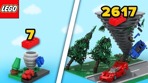 ЛЕГО ТОРНАДО СТАНОВИТСЯ ВСЕ БОЛЬШЕ И БОЛЬШЕ-ОНО РАЗНЕСЕТ ВЕСЬ ГОРД LEGO смотреть онлайн
