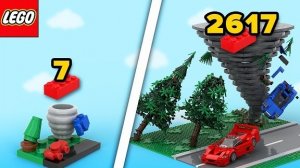 ЛЕГО ТОРНАДО СТАНОВИТСЯ ВСЕ БОЛЬШЕ И БОЛЬШЕ-ОНО РАЗНЕСЕТ ВЕСЬ ГОРД LEGO