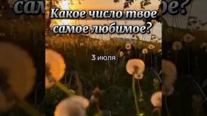 Какое число твоë самое любимое? .mp4