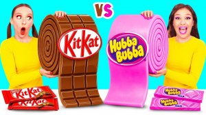 Челлендж. Шоколадная Еда vs Настоящая еда _ Смешные Кухонные Моменты