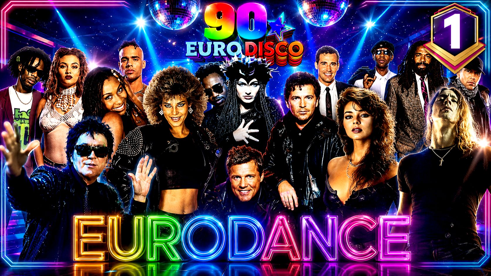 90s Eurodance 🔥 Ностальгия Часть 1 🎶 Мегамикс Дискотека 🎧 Лучший Музыка 90-х Хиты - Видеоклип смотреть онлайн