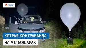 Таможенники в Калининграде пресекли контрабанду 6500 пачек сигарет на метеошарах