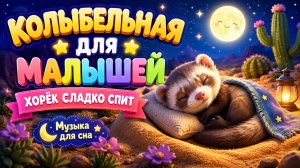 Колыбельная для малышей — хорёк сладко спит в пустыне | музыка для сна