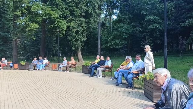 Концерт духового оркестра в ЦКПиО им. П.П. Белоусова (133-летие парка) в ротонде. 05.07.26г. г.Тула.