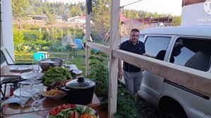 Готовлю УЖИН.🍲Жарим 🥩 ШАШЛЫКИ. ДЕТИ приехали!
