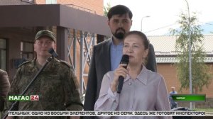 Первый набор военного учебного центра при ИнгГУ принял присягу