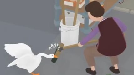 Я стала гусем в игре Untitled Goose Game 2 часть смотреть онлайн