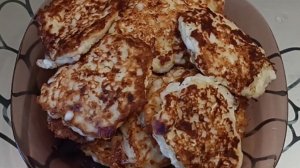 Оладьи из кабачка с сыром