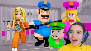 ПОБЕГ ОТ ПОЛИЦЕЙСКОЙ СЕМЬИ БРУНО в ROBLOX!