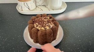 Шоколадный кекс за 4 мин в микроволновке! Банан + клетчатка. Рецепт ПП