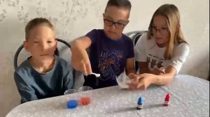 Опыты с Даниром. Цветные кристаллы
#опыты
#химия