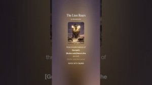 Глава I. The Lion Roars (1-2)