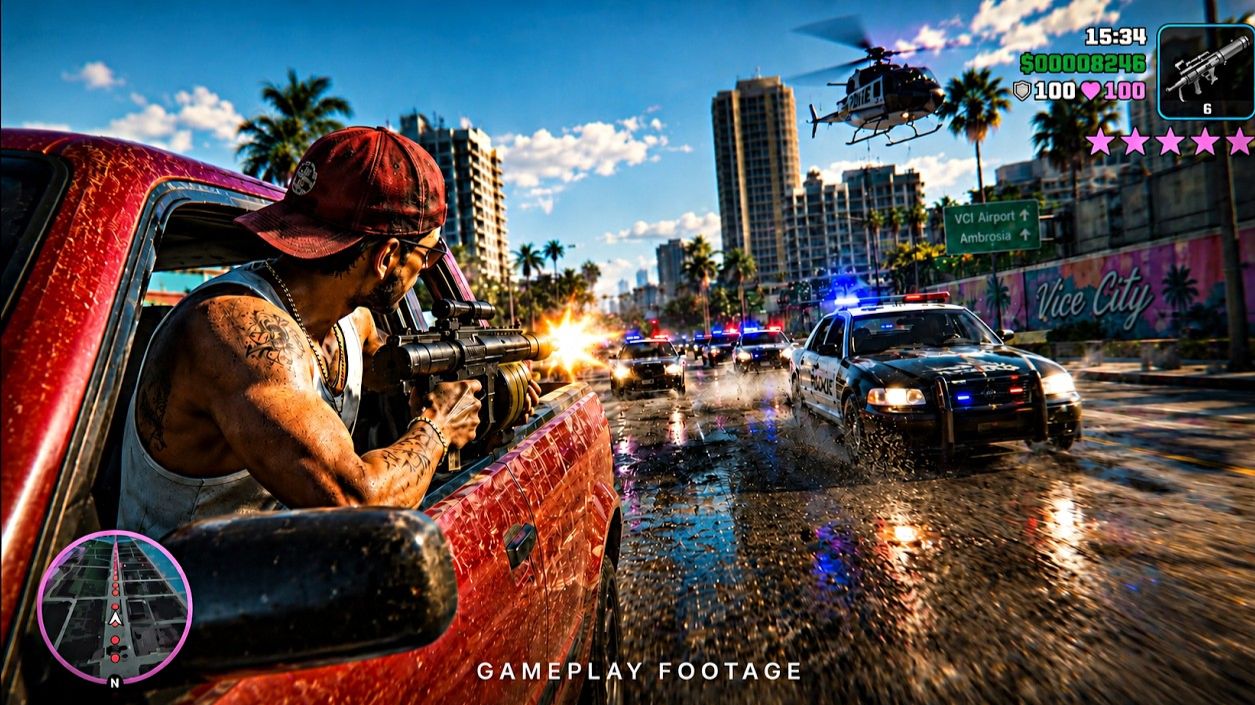 GTA 6: Новый трейлер и геймплей смотреть онлайн