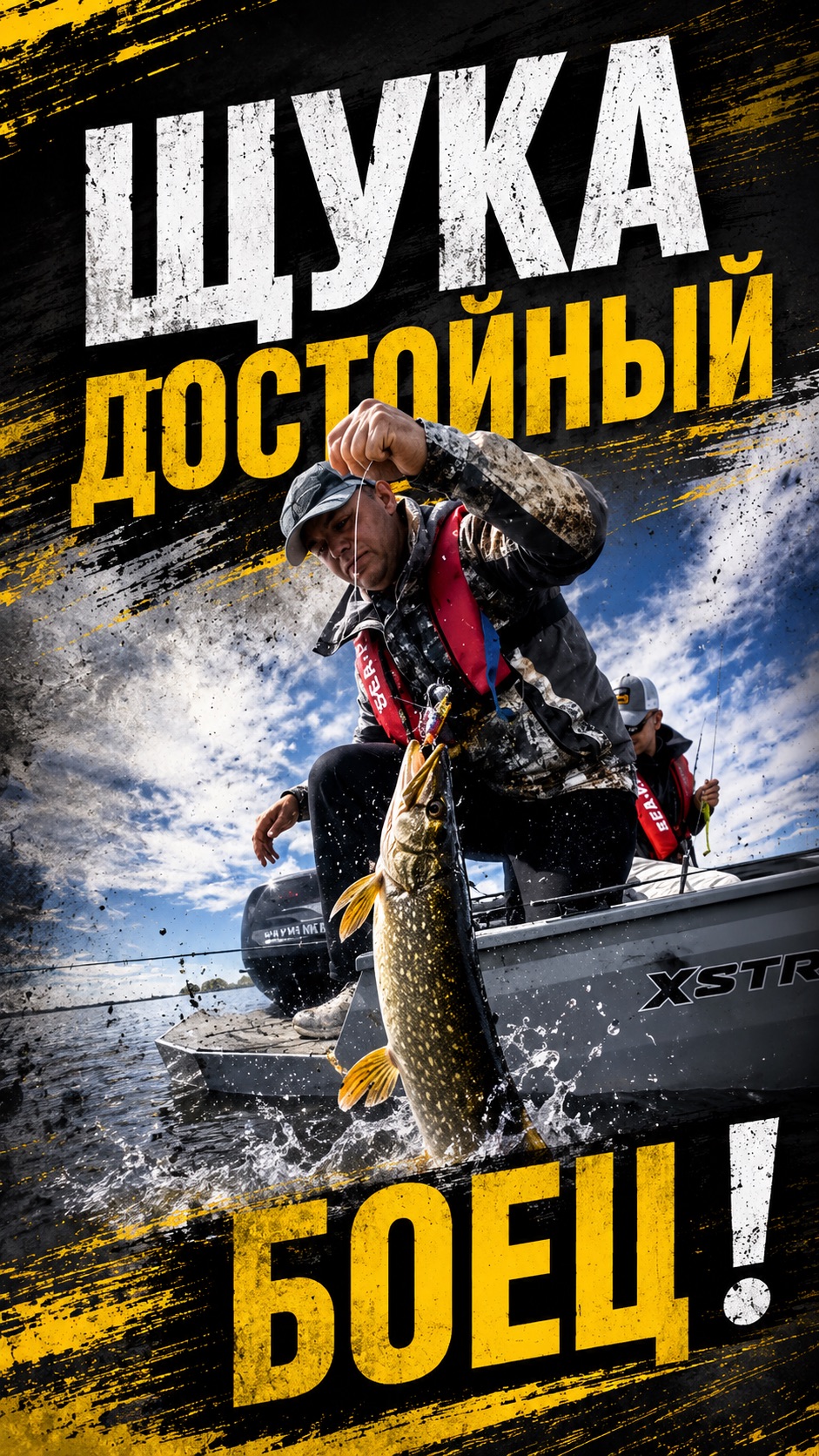 Щука достойный боец до конца!
