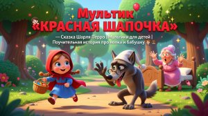 👧🎈✨ Мультик «КРАСНАЯ ШАПОЧКА» — Сказка Шарля Перро | Мультики для детей | Поучительная история
