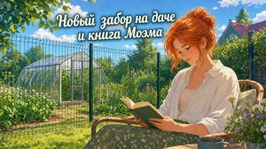 27.07 Новый забор на даче и книга Моэма