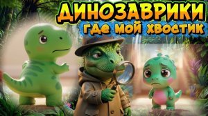 Динозаврики , куда пропал хвост , мультики