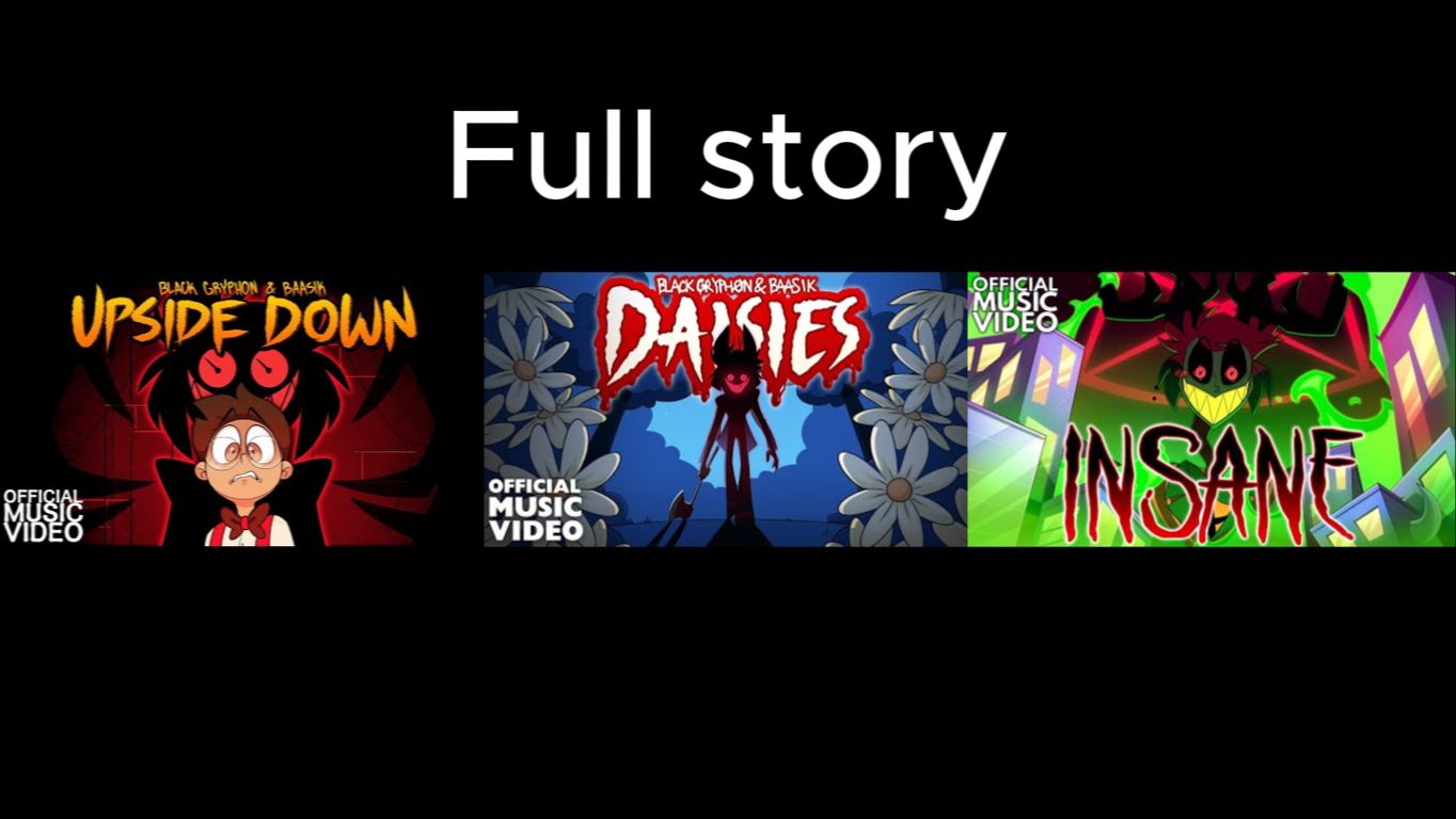 Hotel Hazbin ALL Songs [Upside Down, Daisies, Insane] (перезалив)