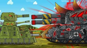 Битва уровень : ЛЕГЕНДА ! КВ-44-М2 vs РАМОНС — Мультики про танки
